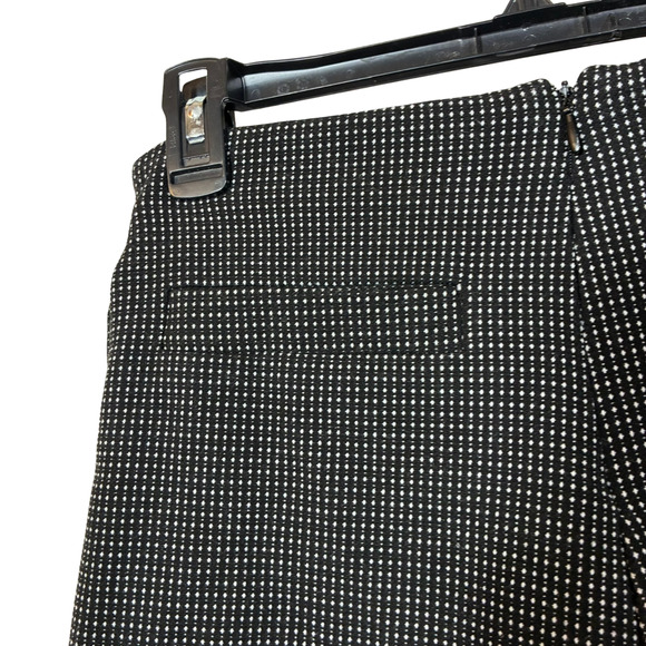 Zara Trafaluc Black Belted Asymmetric Polka Dot Skort Small Neutral Mini Shorts - Picture 8 of 10